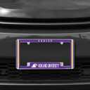 Rico Industries NCAA Standard 12" x 6" Chrome All Over Automotive License Plate Frame for Car/Truck/SUV (L-M Schools)