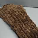 Bedsure GentleSoft Brown Fleece Blanket for Couch - Cozy Soft Blankets for Women, Cute Small Throws for Girls, 50x60 Inches