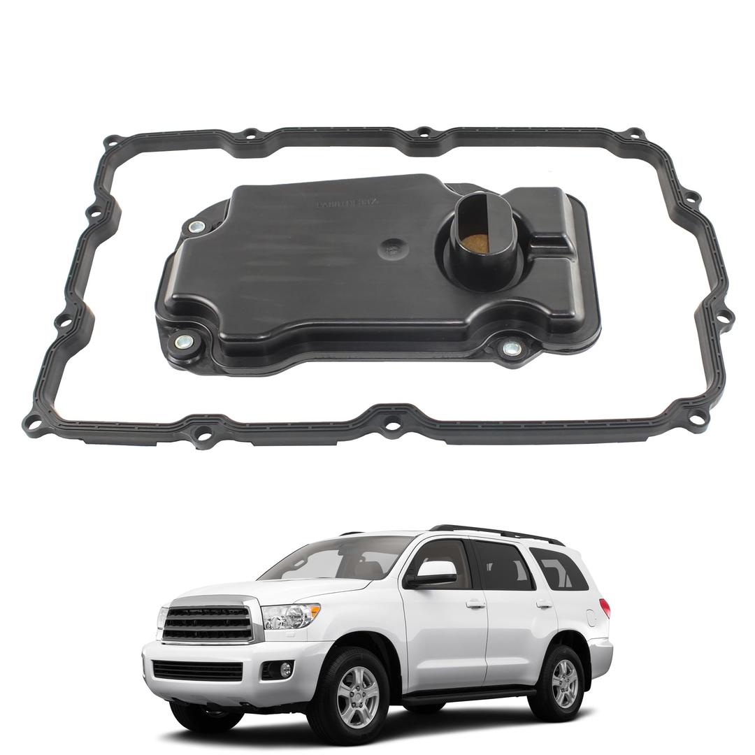 AB60E AB60F Automatic Transmission Filter Oil Pan Gasket Kit Compatible With 2006-2019 Toyota Tundra Sequoia Land Cruiser Lexus GS430 GX460 LX570 Replaces 3533060060 353300C010 PT99109