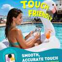 Hiearcool Waterproof Phone Pouch, Waterproof Phone Case with Crossbody Lanyard Compatible for iPhone 17 16 15 14 13 Pro Max Up to 8.3", Cellphone Dry Bag Travel Essentials for Beach -Clear-2Pack