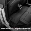 OEDRO Floor Mats for Tesla Model Y Juniper 2025-2026, Front & Rear Mats with Cargo Liner and Seatback Protector, Custom Fit TPE All-Weather Odorless Non-Slip Black Accessories