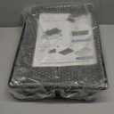 Dish Drying Rack - Space-Saving Small Dish Rack for Kitchen Counter, Rust-Resistant Kitchen Drying Rack, Compact Dish Drainer Organizer with Utensil Holder for Home Kitchen, Black