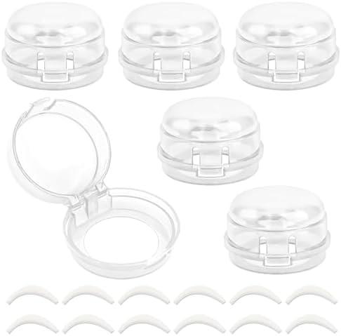 6pcs Stove Knob Safety Covers, with Double-Sided Tapes Universal Gas Oven Stove Knob Locks Covers for Child Baby Safety Proof Heat Resistant Kitchen Safety Accessories (Transparent)