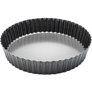 Deep Dish Quiche Pan, 11 x 2 Tall Pie Pan Deep Tart Pan with Removable Bottom, Nonstick Large Fluted Tart Mold Loose Base Round Deep Pizza Pan for Baking Easter Pie
