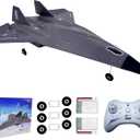 SR-72 RC Plane, 4 Channel Remote Control Airplane, 2.4GHz 6-axis Gyro Stabilizer with 3 Modes, Easy Control for Adults Kids Beginners