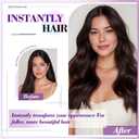 Clip in Hair Extensions Real Human Hair 18 inch 100g/3.6oz Straight Seamless Invisible Human hair Extensions Clip ins for Women Double Weft 8pcs #1B-Natural Black
