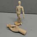 2 Pack 8" Drawing Mannequin,7" Little Hand Model,Artists Wooden Drawing Figure Animation Dolls Figure Supplies Stop Motion Art Manikin Poseable Drawing Tools for Decor,Painting,Sketching,Gifts