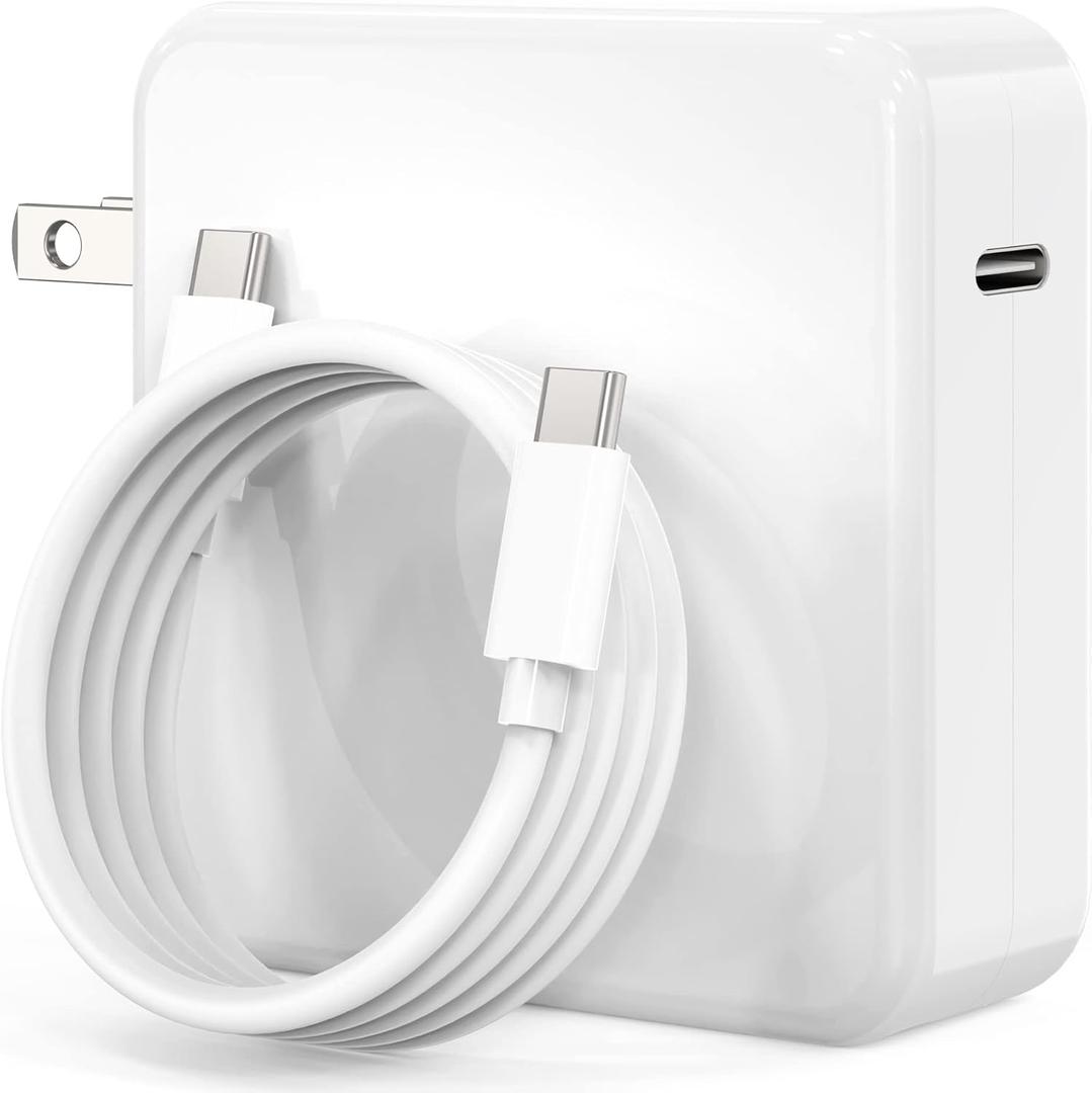 Replacement for Mac Book Pro Charger, 61W USB C Charger Power Adapter for MacBook Pro 13 Inch/12 Inch,2021, 2020, 2019, 2018, 2017, 2016 for Mac Book,MacBook Air 13/12 Inch,Type C Power Cord Supply (61W USB C Tip)