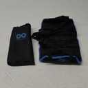 Everlasting Comfort Airplane Foot Hammock - Memory Foam Foot Rest for Plane Travel - Portable Foot Rest for Air Travel, Desk & Car - Airplane Essentials Foot Hammock for Plane Travel (Black)