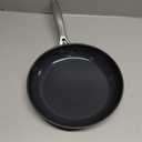 Blue Diamond 10" Nonstick Frying Pan Skillet, Diamond Infused PFAS & PTFE-Free Ceramic Pot, Dishwasher & Oven Safe, Stay Cool Handle, Durable Non Toxic Metal Utensil Safe, Egg & Omelet Pan, Blue