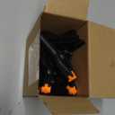 12 Pack Plastic Spring Clamps, 3.5inch Small Heavy Duty Clips for Crafts, Backdrop Stand, Woodworking, Photography Studios (Black)