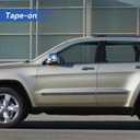 Window Visors Rain Guards Shield for 2011-2021 Jeep Grand Cherokee, Out-Channel Window Vent Wind Deflectors Visors Shades for 11-21 Grand Cherokee (Not for Grand Cherokee L)