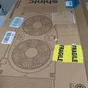 shinic 9" Twin Window Fan Low-Noise Reversible Airflow, 23.5"-37", ETL, Large