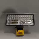 Cordless LED Work Light for Dewalt 20V Battery90W 5400LM Wide Beam Flood Light with Two USB Charging Port Flashlight for Emergency,Workshop,Garage (No Battery)