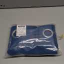 NICETOWN Moroccan Blue Kitchen Blackout Short Curtain Panels for Bedroom, 2 Panels, W42 x L45 -Inch, Thermal Insulated Grommet Top Blackout Draperies and Drapes