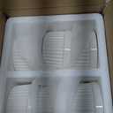 MALACASA Ramekins 6 oz Oven Safe, Porcelain Creme Brulee Ramekins Pudding Custard Cups Small Ceramic Souffle Dishes Ramakan Ramiken Ramicans Baking Bowls Set of 6, White, Series RAMEKIN-DISH