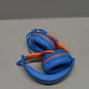 Kids Headphones Wired Toddler Headphones with Microphone, Over-Ear Headphones, 85/94dB Volume-Limiting, 3.5mm Jack, Foldable On-Ear Design - Safe & Comfortable for Learning & Entertainment (BlueOrange)