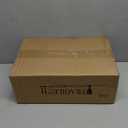 SWOMMOLY 24 Glass Spice Jars with 366 Labels, 6 oz Spice Jars with Bamboo Lids, Empty Bottles with Shaker Lids, Spice Containers with White Spice Labels,Chalk Marker, Funnel