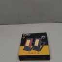 YiaMia Rechargeable LED Magnetic Work Light 2 Pack, Portable Tool Gifts for Men, 7 Flashlight Modes with Kickstand and Carabiner, USB Charging for Camping, Hunting, and Car Repairs (2, Red)