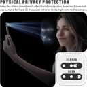 Front Camera Cover Compatible for iPhone 17 with Rear Lens Cover,Protect Privacy and Security But Not Affect Facial Recognition (2Pack) -2025 Updated Version