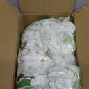 ZINHO 60 Branches Wisteria Hanging Flowers, Artificial White Wisteria Flowers Garland for Wedding Arch Ceremony Party Garden Home Backdrop Decor