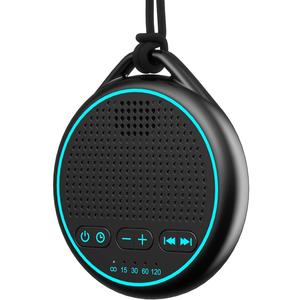 White Noise Sound Machine with 25 Soothing Natural Sounds Rechargeable Battery Portable for Travel 32 Volume Levels 5 Timers Compact Size for Baby Kids Adults Sleeping (Black-Upgrade)