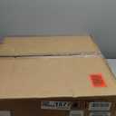 REDSTAR Flush Mount Caged Ceiling Fan with Lights, 20" Small Bladeless Ceiling Fans with Remote, Rustic Low Profile Ceiling Fans 6-Speeds Reversible Enclosed Ceiling Fan for Bedroom Kitchen Farmhouse (19.7 INCH, Black+Wood)