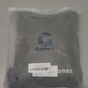 Gonex 40L 60L 80L 100L 150L Large Foldable Travel Duffle Bag with Shoes Compartment, Packable Lightweight Water Repellent Duffel Bag for Camping Gym Weekender Bag (Gray)