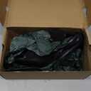 Coutgo Womens Mesh Kitten Heels Sandals Pointed Open Toe Ankle Buckle Strap Summer Dress Shoes, Black, size 9.5