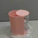 Hair Accessories Organizer with 2 Hooks,3-Layer Rotatable Hair Tie Organizer With Hair Brush Holder,Vanity Organizers For Girls (Pink)