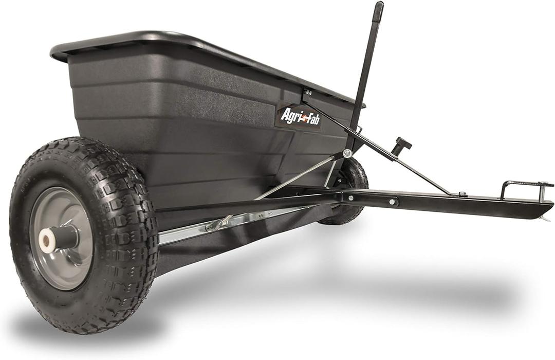 Agri-Fab 45-0288 175 lb. Tow-Behind Lawn & Garden Drop Spreader for Seed,Fertilizer, Salt, Ice Melt; Designed to Pull Behind Lawn & Garden Tractors