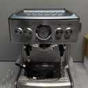 brim 19 Bar Espresso Machine, Fast Heating Cappuccino, Americano, Latte and Espresso Maker, Milk Steamer and Frother, Removable Parts for Easy Cleaning, Stainless Steel with Wood Accents