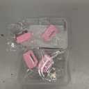 4PCS Upgraded Window Switch Button Cover Compatible with Jeep Wrangler JL JLU Gladiator JT 2018-2024(Pink-1)