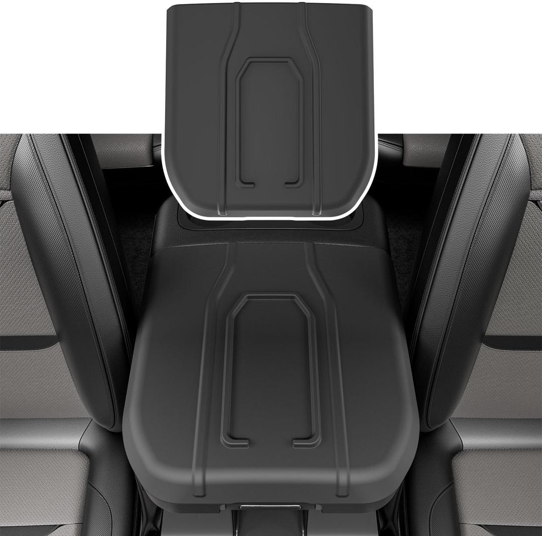 Center Console Armrest Cover Compatible with 2019-2026 Chevy Silverado GMC Sierra Armrest Cushion Middle Console Cover Lid Replacement for 2019-2026 Chevy Silverado Accessories