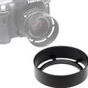 Fotasy Metal 40.5mm Vented Lens Hood, 40.5mm Metal Hood, 40.5mm Lens Hood for Fuji Leica Leitz Panasonic Olympus Panasonic Sony Lens, 40.5mm Screw-in Lens Hood (40.5mm)