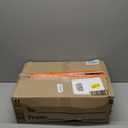 RUGSREAL Washable Rug 5x7 Abstract Circles Area Rugs Non Slip Floor Carpet Contemporary Soft Rug Low Pile Accent Rugs for Indoor Living Dining Room, Brown