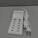 USB C Charger, 12 Ports USB Charging Station, 60W MultiPort Charger[10 USBC+2 USBA], Compatible with iPhone/iPad/Samsung/Google Pixel/Watch/Headphones, White