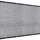 LOVE STORY 8x10FT Shade Cloth for Plant Heavy Duty Knitted Mesh Tarp with Grommets Screen Mesh Netting for Garden Patio Porch Pools Greenhouse Dump Truck