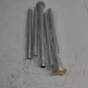 Brushed Nickel Shower Curtain Rods - 31-80 Inch Spring Tension Shower Rods for Bathroom, Adjustable, No Drilling, No Rust, Stainless Steel