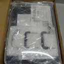 Vayepro 2-Burner Griddle Pan with Glass Lid - Nonstick Stovetop Griddle for Gas, Glass Stove Top - Aluminum Camping Grill Pan for Pancakes, Eggs, Breakfast (16.9" x 10.2" x 1")