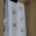 5Light Black Bathroom Vanity Light, Black Vanity Light with Milky White Frosted Glass Shades, Modern Vanity Light Fixture for Bathroom Mirror, Bedroom, Living Room, Hallway, Vanity Table, E26 Base