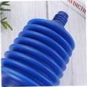 High Pressure Plunger for Toilet Elongated Design Bathroom Accessory Holder Blue