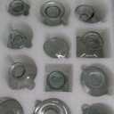 RUCKAE Small Clear Bud Vases Bulk 12 Pack Mini Flower Glass Vases for Centerpiece Table Wedding Decorations Home Decor Party(Transparent)