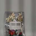 choicbaby 6pcs Christmas Hair Bows Clips 3" Glitter Sequin Baby Girl Hair Bows Christmas Tree Snowflake Bell Hair Accessories for Baby Girls Toddler Kids