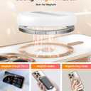 Meifigno Frosted Case for iPhone 16 Pro Max 6.9", [Glitter Card & Wrist Strap] [MagSafe Compatible & Anti-Fingerprint ] [2X Screen Protectors] Fully Raised Lens Case Designed for 16 ProMax, Desert