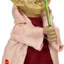 Kurt Adler Star Wars Yoda with LED Light Saber Treetop, 12"