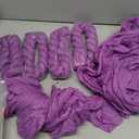 6 Pack 10Ft Purple Cheesecloth Table Runner 23 x 120 Inch | Gauze Rustic Boho Cheese Cloth, Sheer Fabric, For Holiday Party Wedding Banquet, Bridal Baby Shower Decor