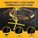 Apex Sports Baseball Swing Trainer Adjustable Batting Practice Trainer with Power Resistance Bands for Hitting Mechanics, Swing Speed & Timing