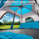 UNP Camping Tent 8 Person, Waterproof Windproof Family Tent with Rainfly Easy Set up-Portable Dome Tents for Camping 