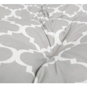 Grey and White Design Comforter